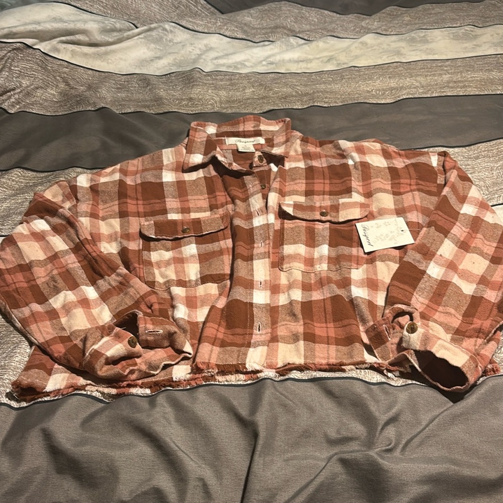 Flannel women’s top